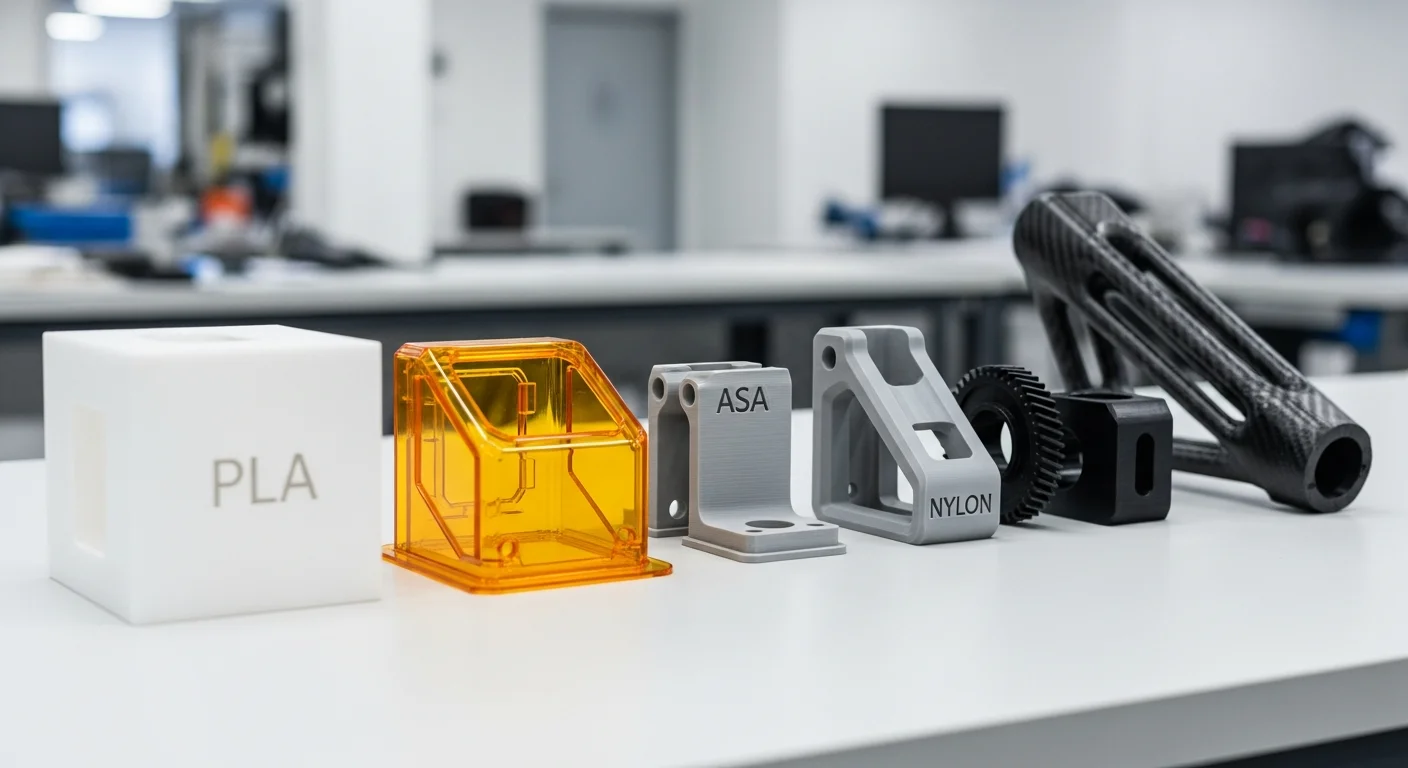 3D-Druck Materialauswahl: Ein Praxisleitfaden fuer Geschaeftsanwendungen